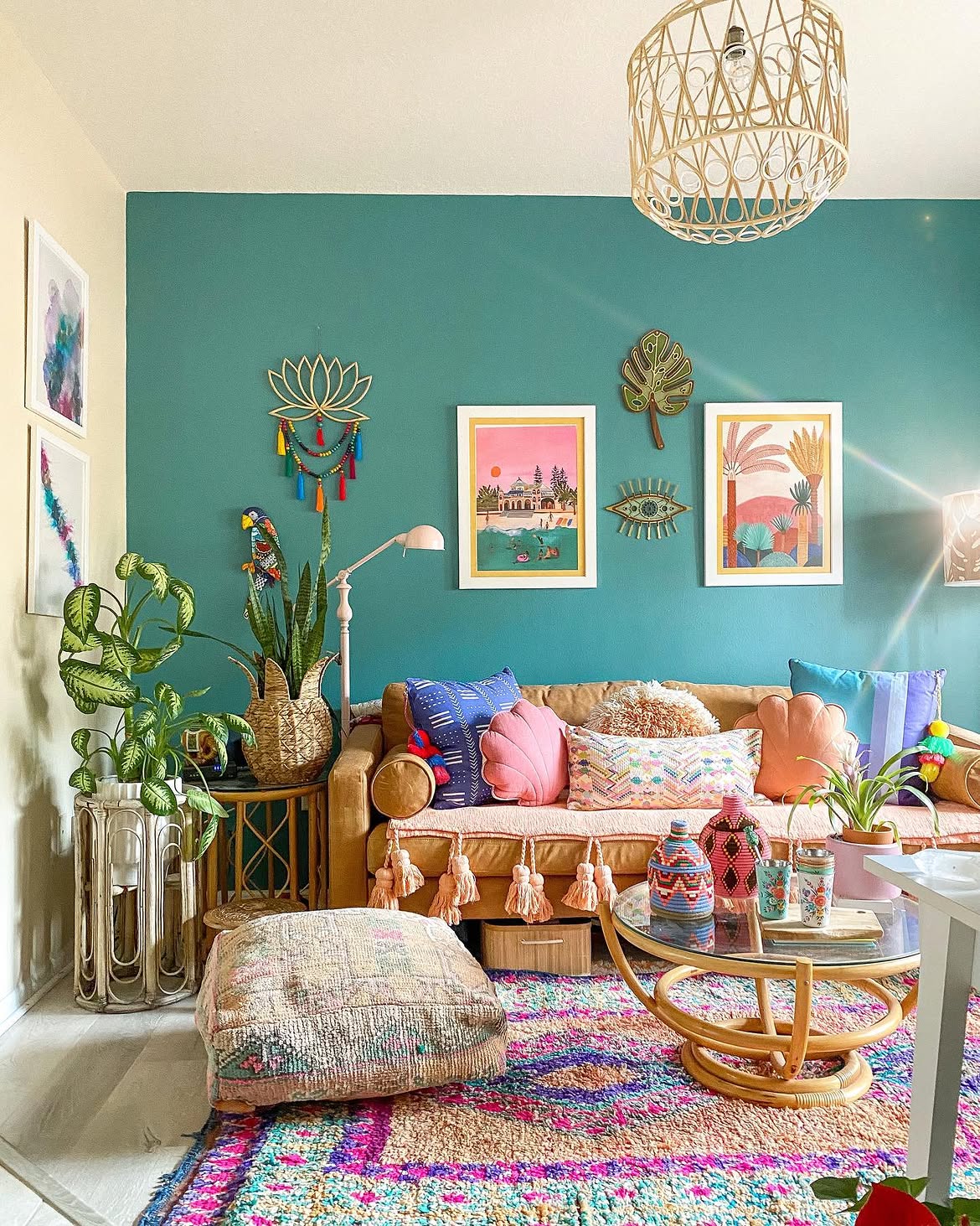 Studio styled with an Ettilux handwoven rug in Brooklyn, US